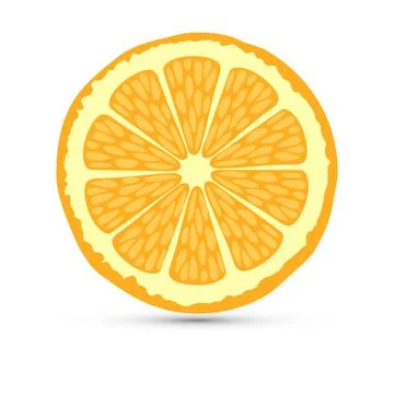 Orange slice Stock Illustration