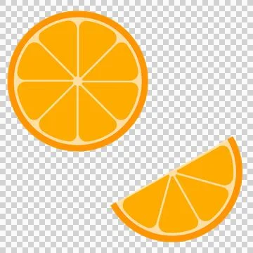 Orange slice Stock Illustration