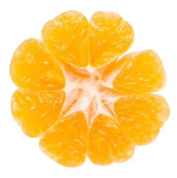 Orange Slice Isolated Stock Photos