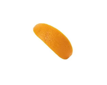 Orange slice isolated on white background Clipping Path Stock Photos