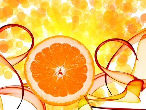 Orange slice Stock Photos
