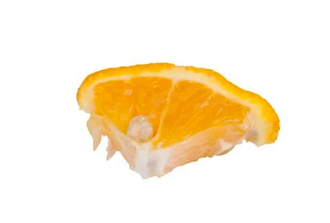 Orange slice with a stone Stock Photos