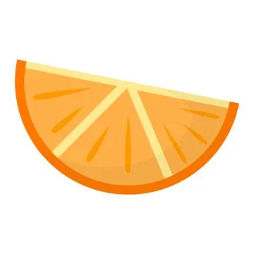 Orange slice vector Stock Illustration