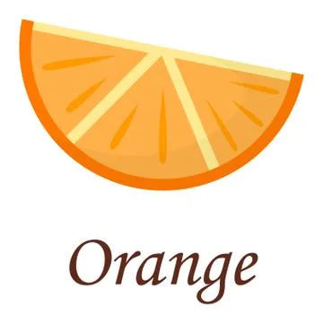 Orange slice vector Illustrazione stock