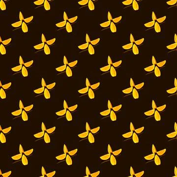 Orange sliced on black background isolated, wallpaper, texture, pattern 스톡 일러스트