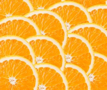 Orange slices background Stock Photos