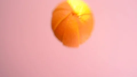 Orange slices Video stock 90762324