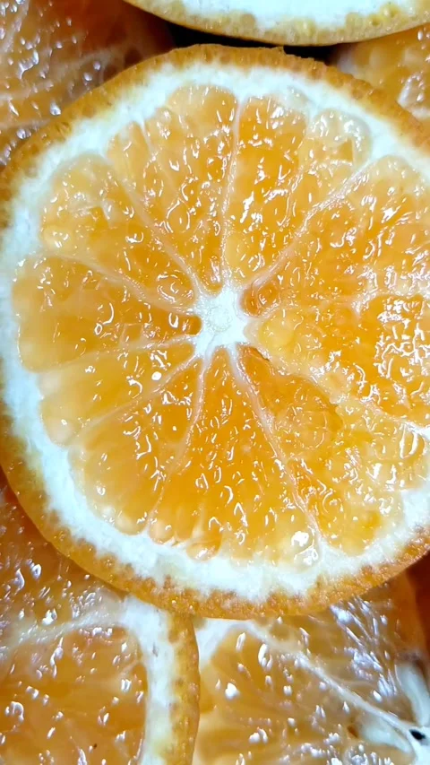 Orange slices Stock Footage 327097363