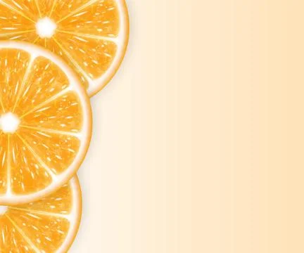 Orange slices Stock Illustration
