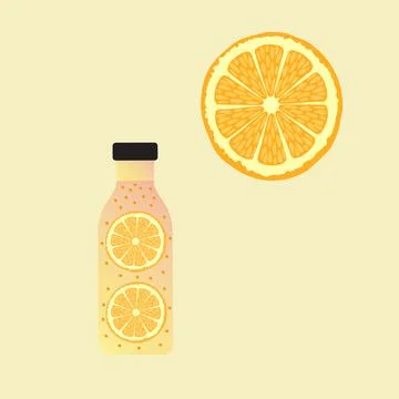 Orange slices Stock Illustration