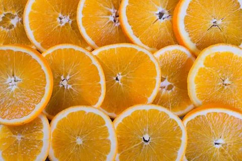 Orange slices Stock Photos