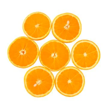 Orange slices Stock Photos