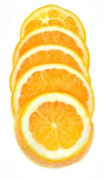 Orange slices Stock Photos