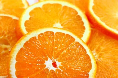 Orange slices Stock Photos