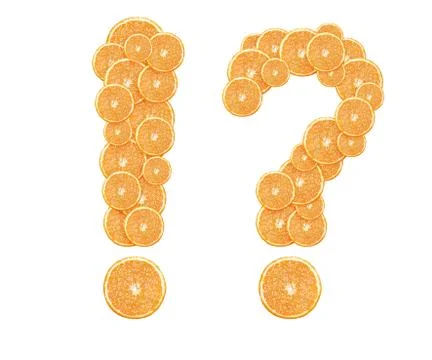 Orange slices Stock Photos