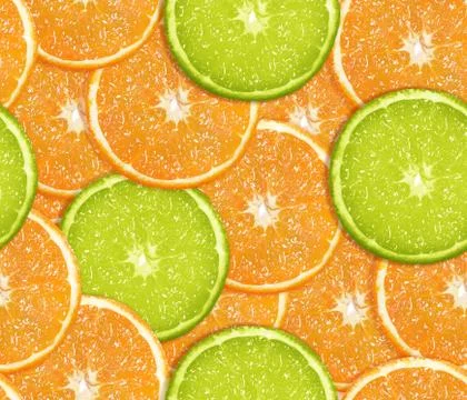 Orange slices Stock Photos