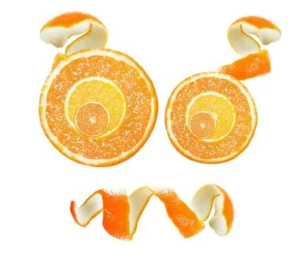 Orange slices Stock Photos
