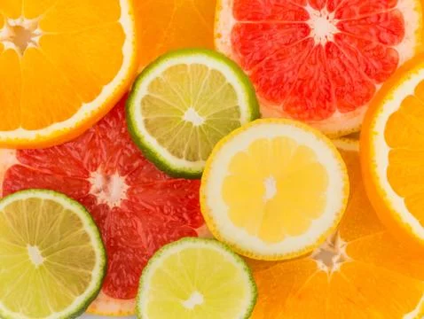 Orange slices Stock Photos