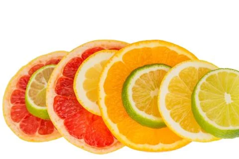 Orange slices Stock Photos