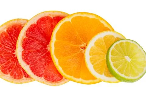 Orange slices Stock Photos