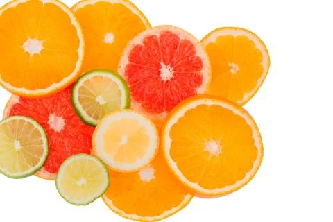 Orange slices Stock Photos