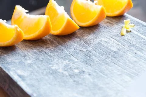 Orange slices Stock Photos