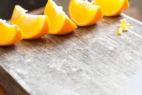 Orange slices Stock Photos