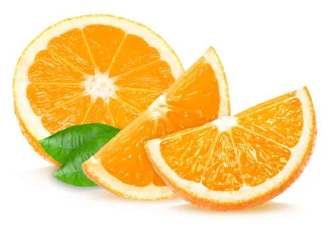 Orange slices Stock Photos