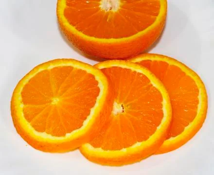 Orange slices Stock Photos