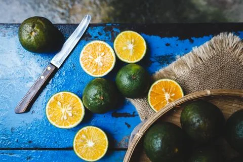Orange Slices Stock-Fotos