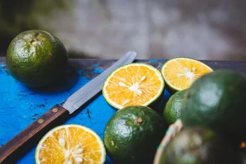 Orange slices Foto stock
