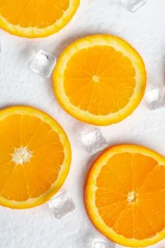 Orange slices Stock Photos