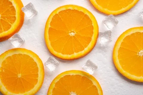 Orange slices Stock Photos