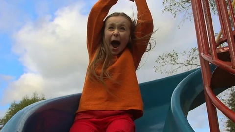 Orange Slide 2 Stock Footage 88638820