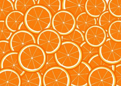Orange slide pattern vectors, fresh wallpaper ep03 Stock Illustration