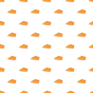 Orange slippers pattern creating a fun fashion background Illustrazione stock