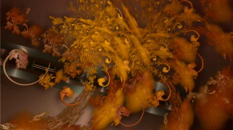 Orange slow motion background d2810F P Stock Footage 719543
