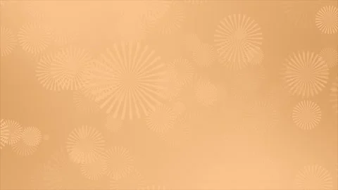 Orange slowly falling white flower pattern elegant natural background Stock Footage 307675337