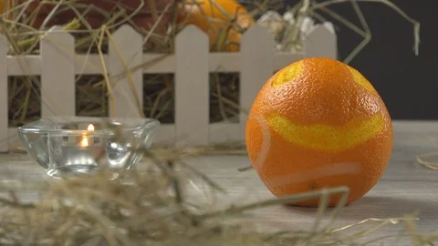 Orange Smile Stock Footage 98245538