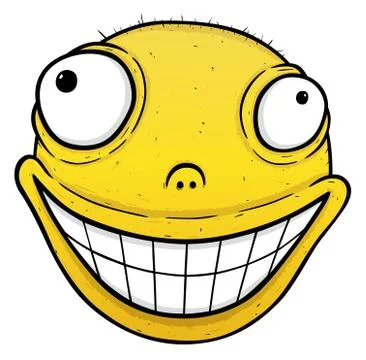 Orange smile Stock Illustration