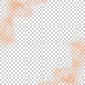 Orange Smoke Border Frame Stock Photos