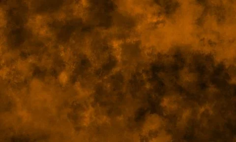 Orange Smoke Fog Background With Dramatic Artistic Grunge Effect Stock Photos