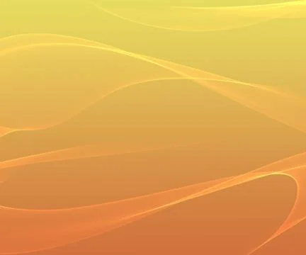 Orange smooth abstract background with shining light. Stock Illustration