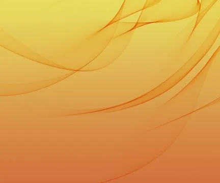 Orange smooth abstract background with shining light. Stock Illustration