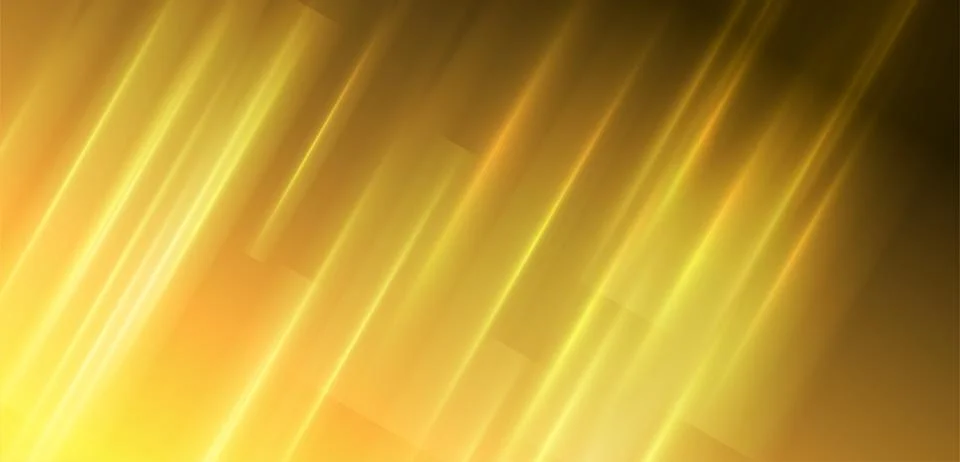 Orange smooth glowing stripes abstract hi-tech background Illustrazione stock