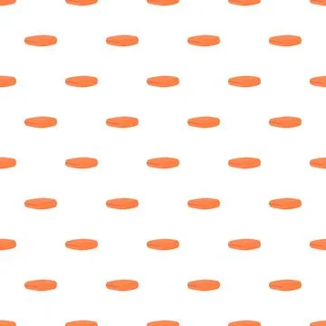 Orange soap bar pattern for hygiene and cleanliness 스톡 일러스트