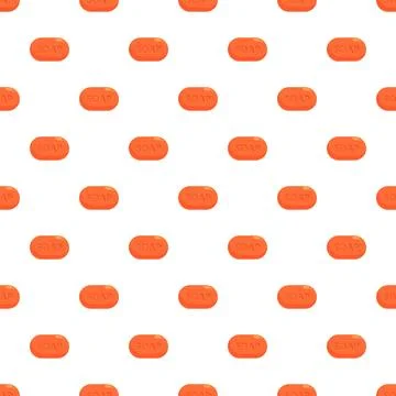 Orange soap bar repeated pattern wallpaper design 스톡 일러스트
