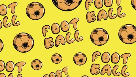 Orange soccerballs texture Stock Footage 91801081