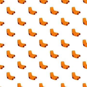 Orange socks repeating pattern creating seamless background Illustrazione stock