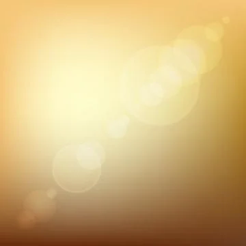 Orange Soft Colored Abstract Background with Lens Flare Light. Vector イラスト素材